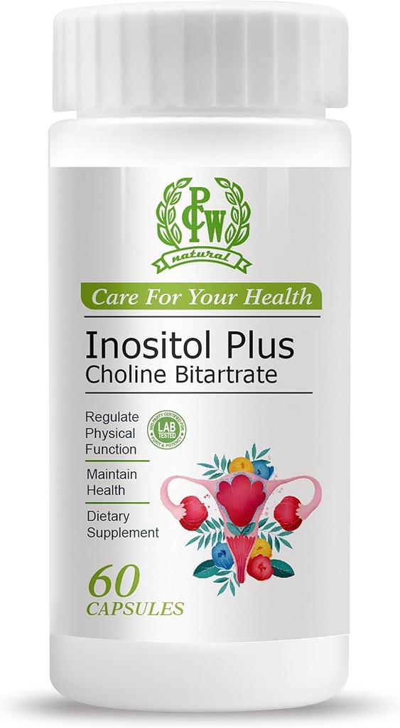 PCW Inositol Plus Chooline Bitartch Capsule, 60 Cacah