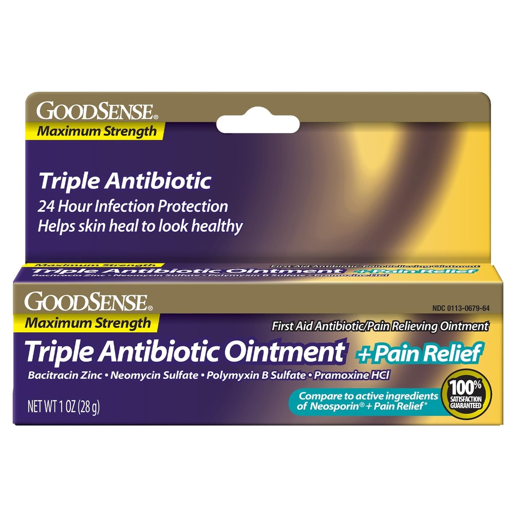 GoodSense Maximum Kekuatan Antibiotik Triple plus Relief Pain
