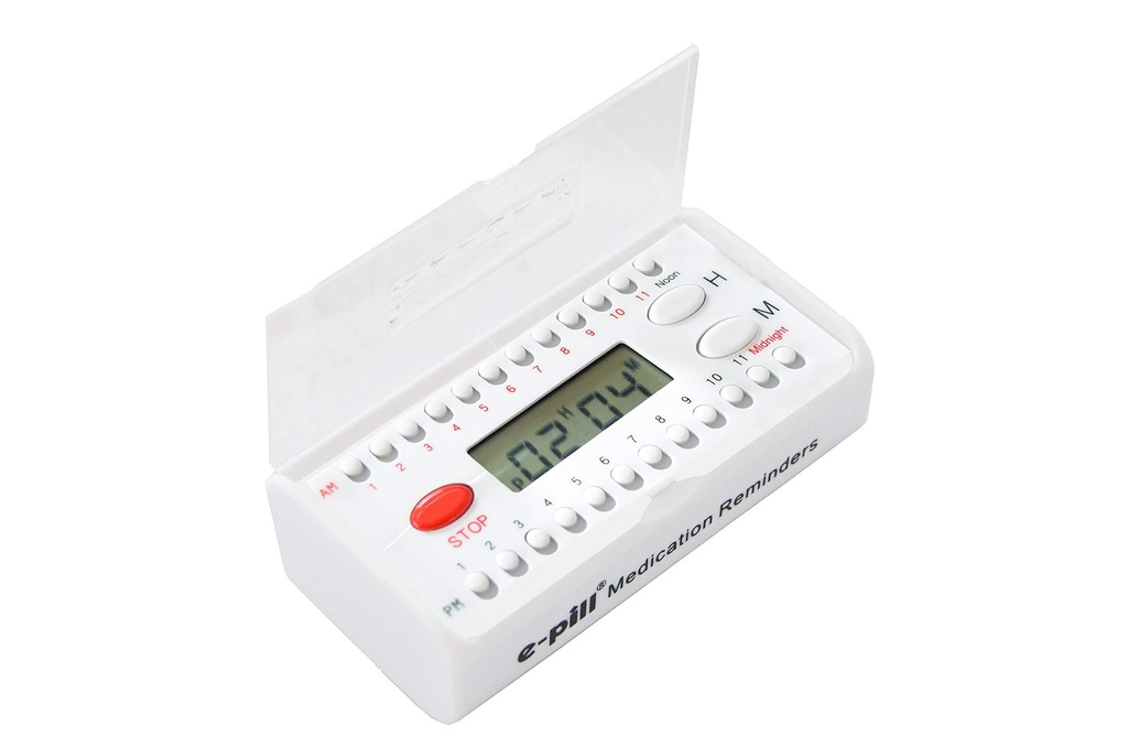e- Pill 6 Alarm Pocket Timer - Pil, Vitamin dan Obat Pengobatan Pengingat - mudah untuk mendengar dan Set