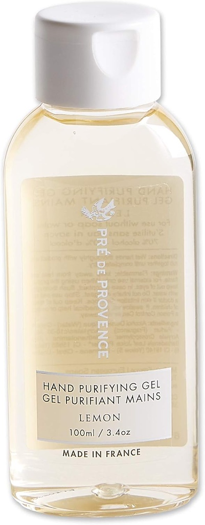Pra de Provence Advanced Alkohol Berdasarkan Tangan Sanitizer Gel Moisturizes & Softens Hands, 3.4 Fluid Ounces, Lemon