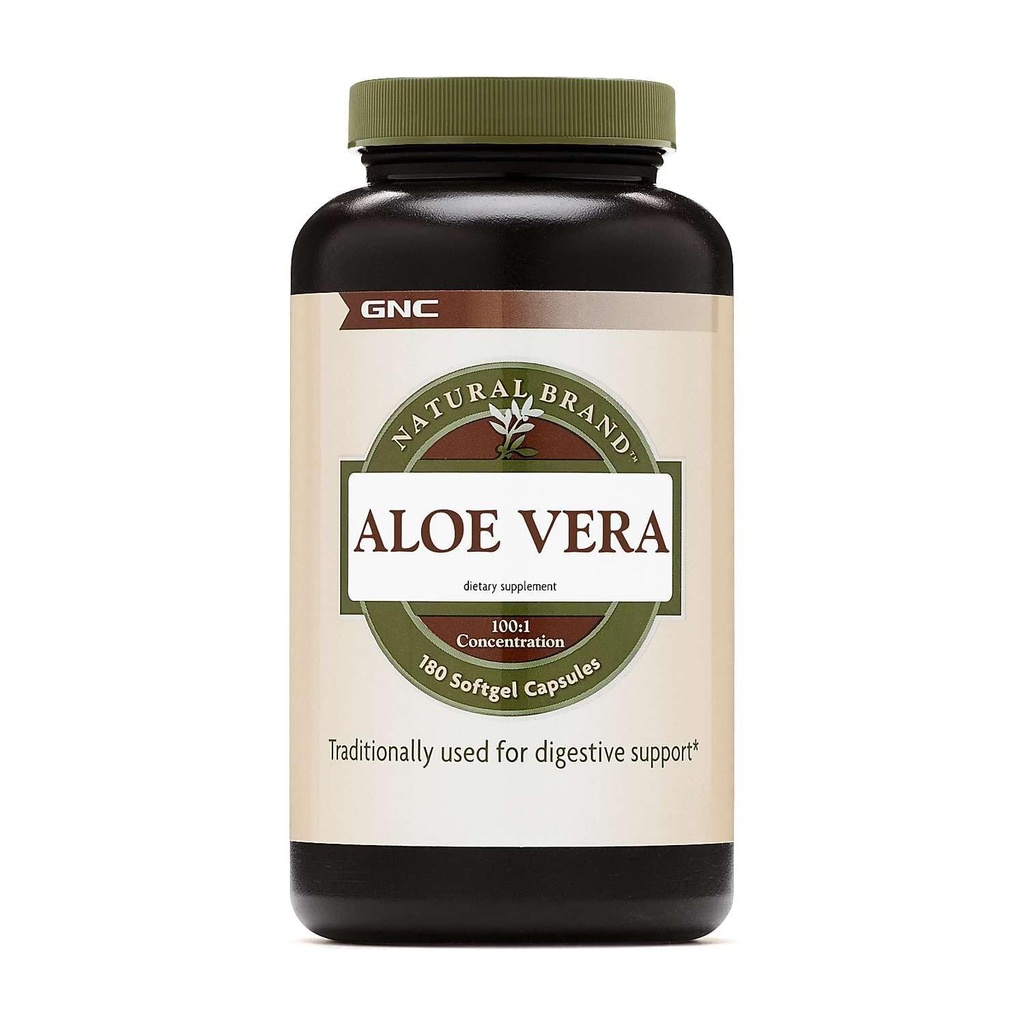 GNC Natural Brand Aloe Vera SoftGel Capsules