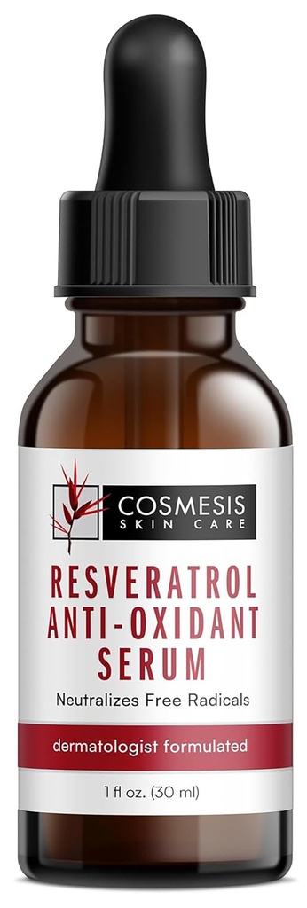Resveratrol Anti- Oxidant Serum - Combat Aging with Antioxidants from Tea Polyphenalrol - 1 fl oz - Cosnasis