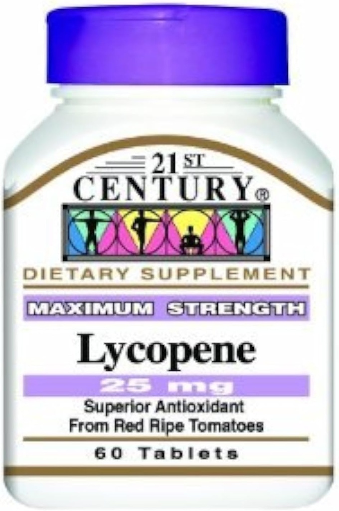 LYCOPENE, Maximum Power, 25 mg, TRIPLE NILAI PACK (3X 60 TABLETS) by 21 Century Health Care
