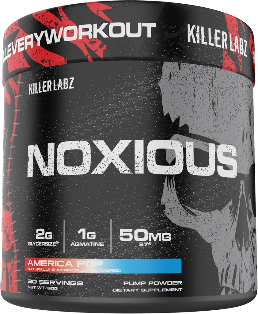 Kecemburuan Extreme Nitric Oxide Booster Pompa Pre-Workout Powder 124; Endurance and Muscle Building 124; 30 Servis (America Pop)
