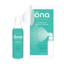 ONA Renewals Saline Micro- Mist Nasal Inhaler, Pelepasan Gangguan untuk Dewasa, Dingin dan Flu, Allergy, Sinus Relief, Unscented, 1.7oz