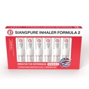 Siang Pure Aromatherapy Nasal Inhaler - Cooling Menthol, Peppermint and Eucalyptus Oil - Allergy, Hamil & Sinus Relief (6 Pack)