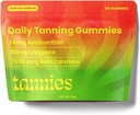 Tanning Gummies 14; Natural Tanning Suplemen dengan Astaxanthin, Lycopene & Beta Carotene 124; Vegan, Non-GMO 124; Boost Melanin untuk Radiant Skin 124; 30- Day Suppply for Skin Health & Glow