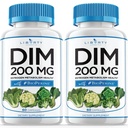 Tambahan DIM 200mg - DiM Diindolylmetana Plus BioPerine - Estrogen Saldo, Hormone Menopause Relief, Ac Treatment, Vegan - 120 Count