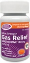 Gas Relief Ultra Kekuatan, 180mg Simejicone (150 Softgels) Quast Relief from Gas, Bloating, Fulness, Patiful Discompare, Compare to Ultra Strength Phazyme Active Ingredient
