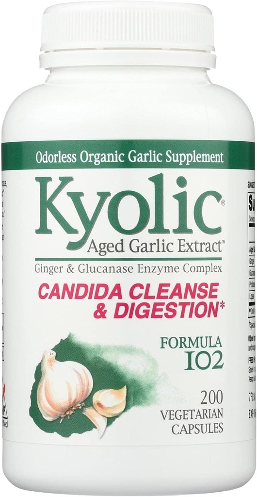 Kyolik # 102 Bawang putih W / Enzyme Veg 200 Cap