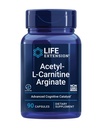 Ekstensi Hidup Acetyl- L- Carnitine Arginate, Advanced Brain & Nerve Health, Cellular Energy Support, Gluten- Bebas, Non- GMO, 90 Kapsul