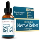 Frankkemeny & Myrrh Soothe Relief Nerve Rubbing Oil, Neuropathy Pain Relief for Hands & Feet - dengan Menthol dan Frankindush Esculity, 2 Fl. Oz.