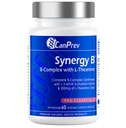 Kompleks B CanPrev Synergy dengan L- Theanine 60 Capsules 30- Day Supply - Progress Mental Relaxation, Improve Energy, Cognitive Clarity dan Dukung Tubuh & Mind - Vegan, Non-GMO dan Gluten- Free