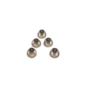 Hearing Aid Domes Smoky Gray Tips Ear Pieces Comfortable untuk Open Fit BTE Sound amplifier Kit Invisible 8mm (M * 5)
