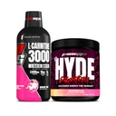PROSUPPS L- Carnitine 3000 Stimulant Free Liquid Shots (31 Pelayan, Dragon Fruit) dan Mr Hyde Signature Series Pre-Workout Energi Minuman (30 Hamba, Semangka) Bundle