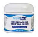 KALA HEALTH MSMPure Maximum Power MSM Cream - 2 oz, Fast- Melanggar, Formula Non-Snearting for Comfort & Flexibility - US- Made MSM