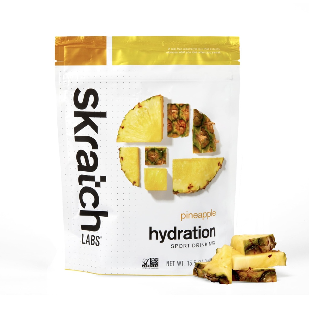 Skritch Labs Hydration Powder 124; Sport Drink Mix 124; Electrolite Powder for Exercise, Endurance, and Performance 124; Pineapple 124; 20 Servings 14; Non-GMO, Vegan, Kosher