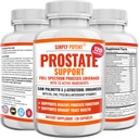 Suplemen Prostat untuk Men (120 Kapsul), Saw Palmetto Prostat Health Support - 33 Vitamin & Herbs - Beta Sitosterol Plus B6, Selenium & Zinc for Healthy Urination Frequency & FOP