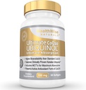 Ultimate CoQ10 UBIQUINOL 100mg - Over 4X More Efektif: Maximum Absorpsi & Potency - Non-GMO / Soy Free - Kaneka Ubiquinol - 60 Liquid Softgels