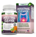 Instinal Cleanse - All Natural Herbal Detox Formula - Full 10- Day Detox Program - Wormwood, Cranberry, Paul D 'Arco, Goldenseal, Garlic, Black Walnut Hull, Echinacea dan 10 Lainnya Ingrediment Natural