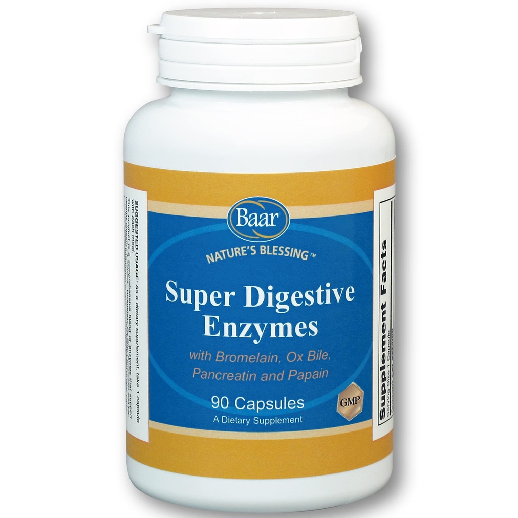 Baar Super Digeptical Enzymes, 90 Capsules