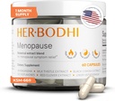 Meno- Menopause Hormonal Balance for Women, Estrogen Soy Soy Isoflavones Suplement for Women, Holy Basil, Ashwagandha, Black Cohosh Hot Flashes Menopause Relief (60 Capsules)