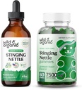 Wild & Organic Stinging Nettle Root Ticture 4 fl oz & Stinging Nettle Root Gummies