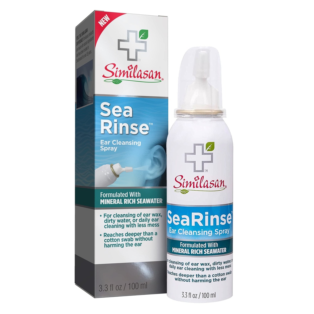 Chinglasan Searinse Ear Cleansing Spray for Ear Cleaning and Ear Wax, 3.3 Fl Oz