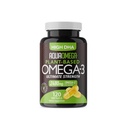 Persediaan Kekuatan Terakhir Berdasarkan Tambahan Omega 3, Vegan Omega 3 Suplemen, Omega3 Organik Acids Gendut EPA & DHA Suplemen dari Algae Dingin, Omega3 Algae Berbasis Suplemen, 120 Softgels