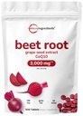 Beet Root 3.000mg dengan Grape Seed Extract & CoQ10, 400 Tablet 124; 200 Servings After 124; Super Beets Support dari Fresh Beetroot Extract for Nitric Oxide, Blood Pressure & Heart Health