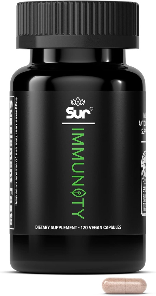 Sur Imunity Immune Sur Suranity Suplemen Dukungan Imunity dengan Vitamin C, Acerola Cherry, Turmeric & Green Tea Extract