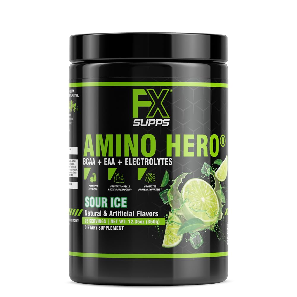 FXSUPPS Amino Hero Sour Ice Flavor (25 Pelayan):