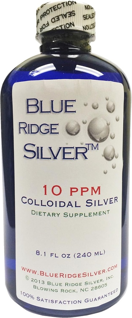10 ppm 8 oz Colloidal Silver Natural Ammune Supplemen Kesehatan