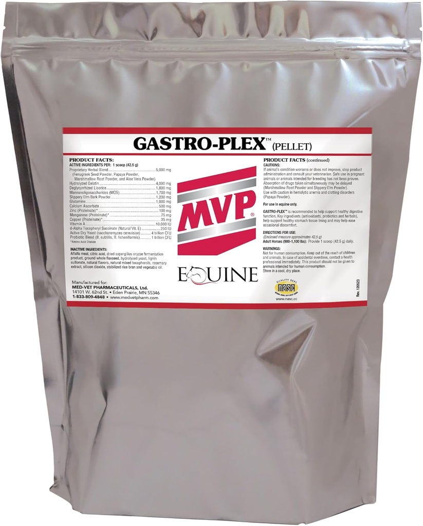 Gasstro- Plex (12 lb) Mendukung Kesehatan Gut dan Hamil Hindu di Kuda