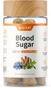 Suplemen Darah Gula Gummies, Dukungan Darah Sehat Tingkat dan Gula Metabolisme, Cuswable Blood Sugar Blend, Cinnamon Bark dan Blueberry Fruit Extract, Alam Melon Flavor, 60 Gummies
