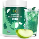 Electrolyte Powder - Zero Sugar Crisp Apple Hydration Mix 124; 90 Servis: 124; Keto, Vegan, Gluten- Free 124; Natural Electrolites for Muscle Recovery, Energy & Cramp Dukungan untuk Perempuan, Runners, Athletes