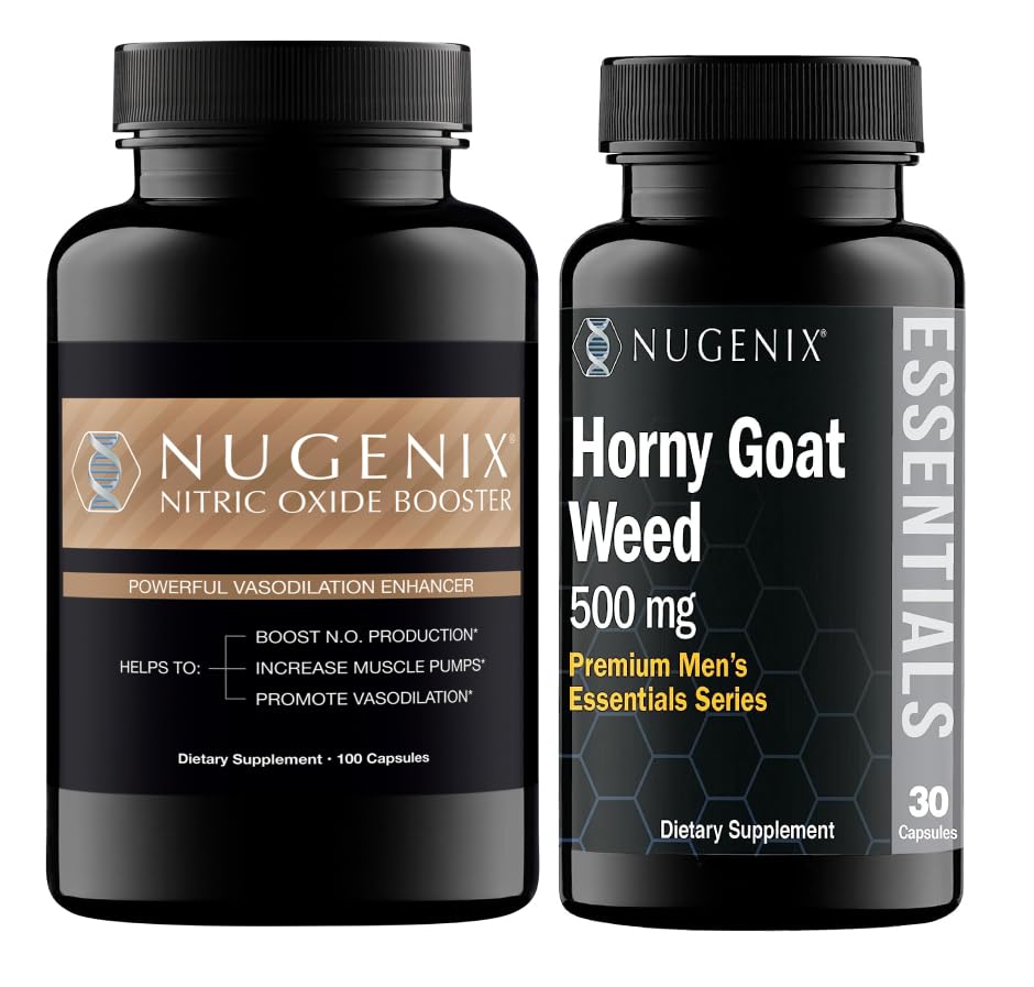 Nugenix Nitric Oxide Booster dan Horny Goat Weed Suplemen untuk Pria