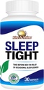 Rise- N- Shine Tidur ketat Tambahan dengan 5 HTP, Magnesium, GABA dan L-Theanine - untuk Perempuan dan Pria - 30- Hari Supply (30 Katup)