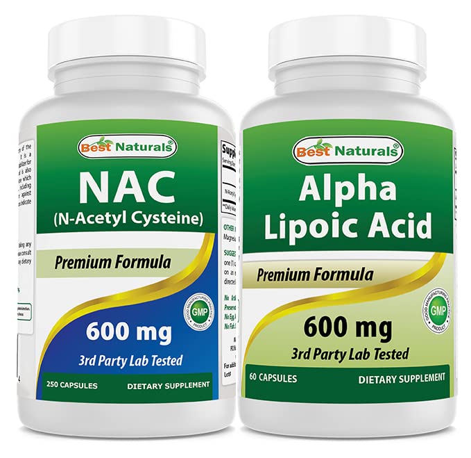 Best Acials NAC 600 mg & Alpha Lipoic Acid 600 mg