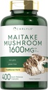 Carlyle Maitake Mushroom Capsules 124; 1600mg 124; 400 Count 14; Non- GMO & Gluten Extract Bebas 124; Mushroom Suplemen