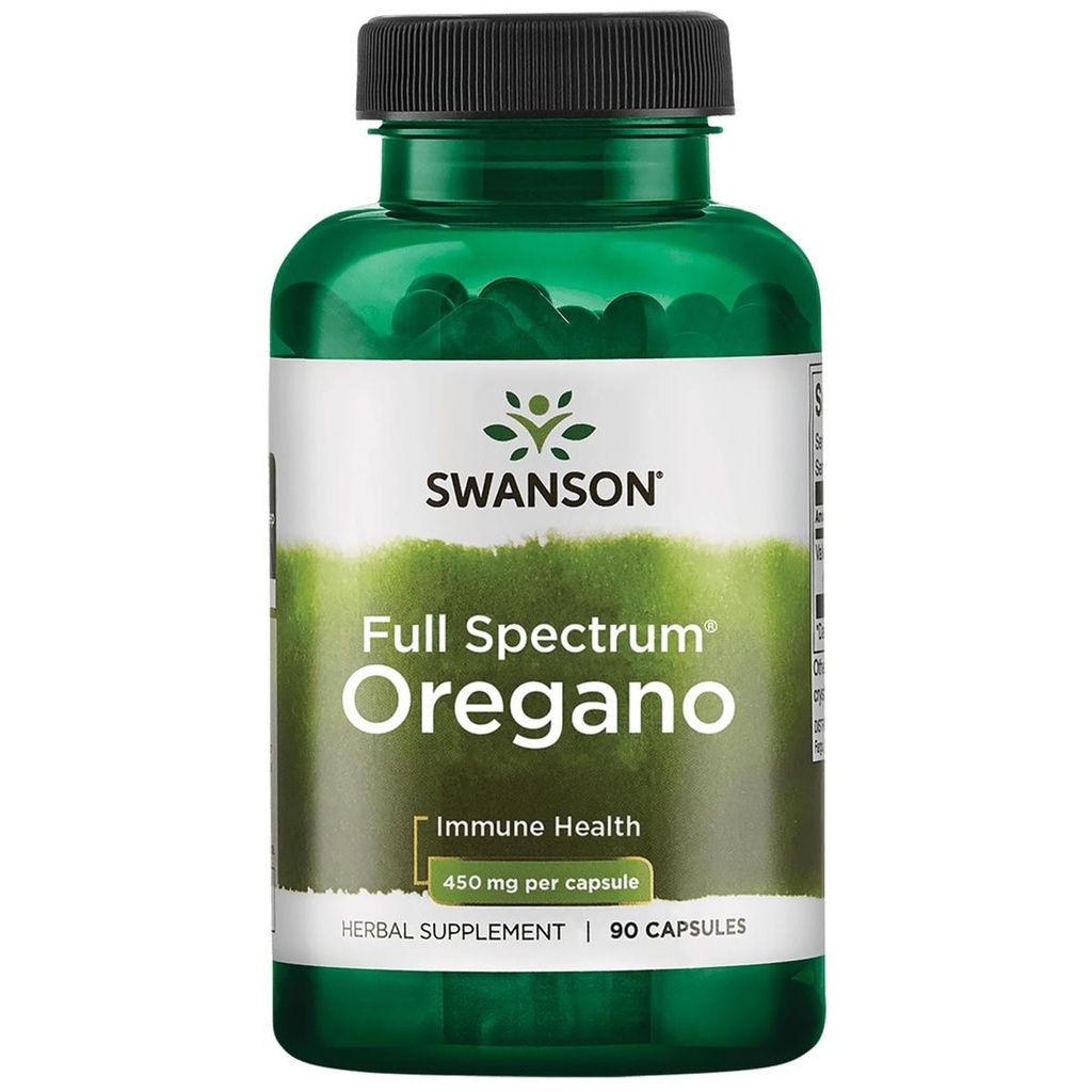 Swanson Oregano 450 Miligram 90 Capsules