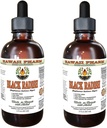 Hawaii Pharm Black Radish Alcohol- Free Liquid Extract, Black Radish (Raphanus Sativus Niger) Root Kering Glycerite Natural Herbal Suplemen 2x2 oz
