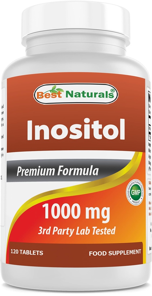 Terbaik Inositol 1000mg 120 Tablet - Juga Disebut Vitamin B8