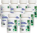 2800 MG Lipomal Glutathione Softgels, Max Absorpsi, Formasi Aktif L Glutathione reductase, powerful Antioksidant, Aging, 60 Softgels