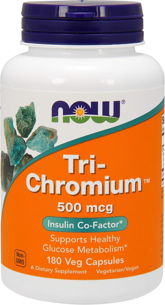 Sekarang makanan - Tri- Chromium 500 mcg. - 180 Vegetarian Capsules