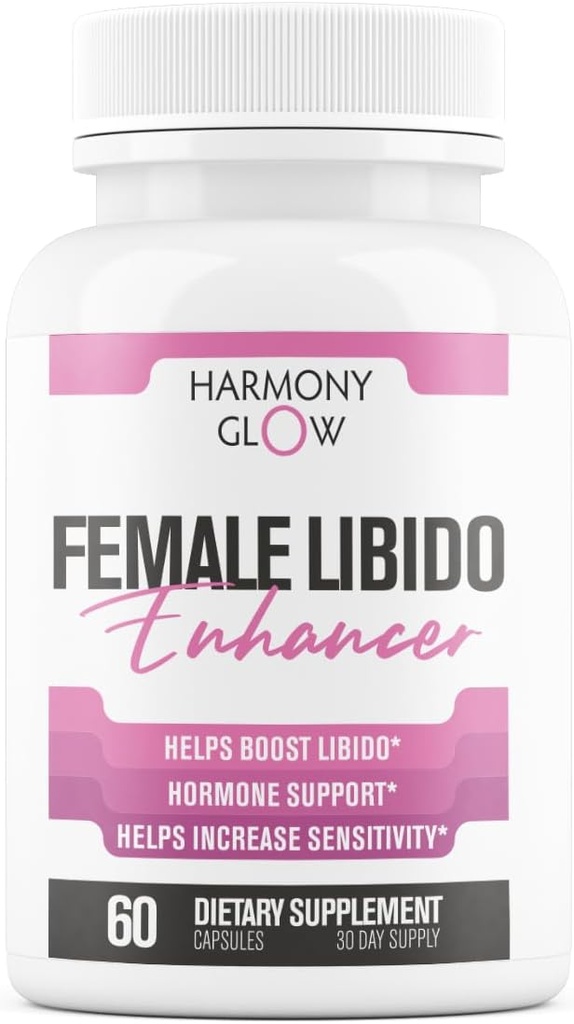 Harmony GIow: Libido Booster baru untuk Women 124; Desire Boost, Mood, Energy, Sensitivitas 124; Tribulus, Muira Puama + 12 More More Ultra Dosed Powerful Ingreations 124; Natural & Safe & Safe 3rd Pained - 60 Capsules