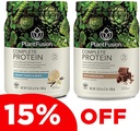 PlantFusion Complete Plant Based Pea Protein Powder Bundle, Non- GMO, Vegan, Dairy Free, Gluten Free, Allergy Free w / Digevival Enzymes, Dietary Supplemen, Vanilla Bean and Chocolate 1 Pound