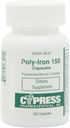 Tambahan Dieter - Poly Iron Capsules 150 mg (100 caps per botol) oleh Cypress Farmasi # 185-01 (1 Botol 100 Caps)