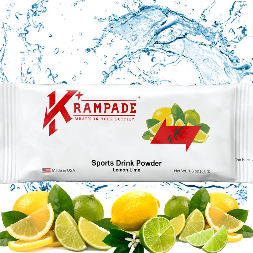 Krompade Electrolytes Powder Potasium Suplemen - 4000 mg K +, > 4X Lebih dari Coconut Water 124; Instant Crump Relief 124; Hidration Powder