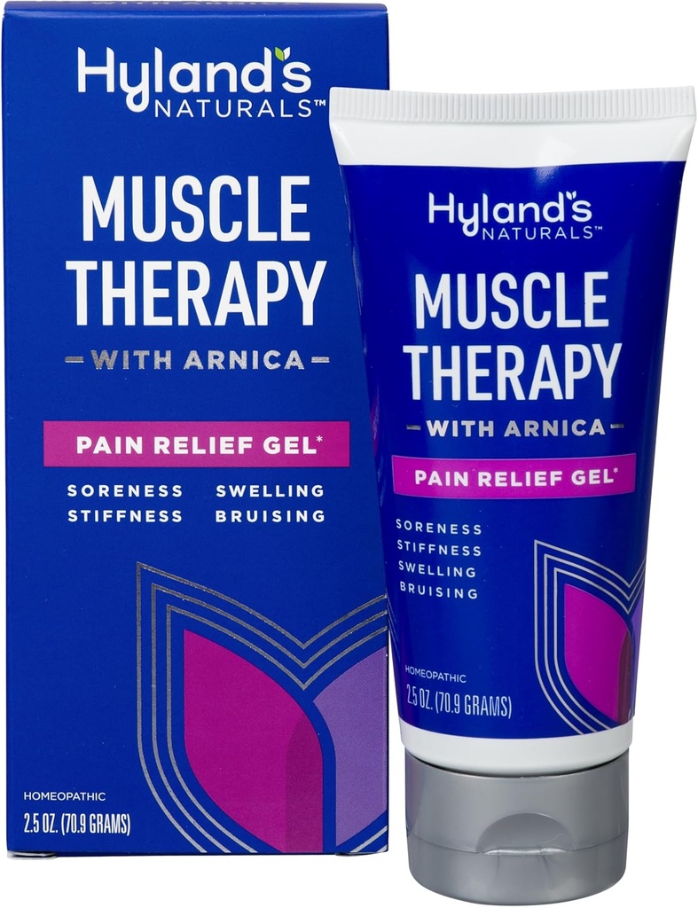 Terapi otot Hyland dengan Arnica Pain Relief Gel, Bruise Healing Cream, Relief Natural Pain, Sweelling, Bruising, Soreness and Stiffness, 2.5 Oz